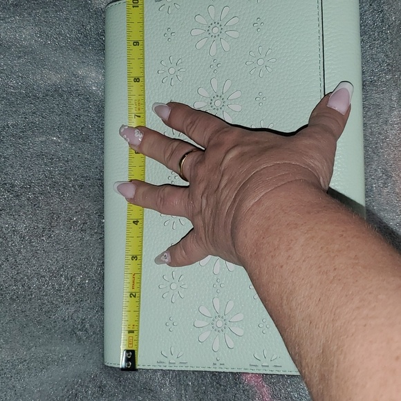 Mint Laser Cut Kate Spade Crossbody Purse - Picture 8 of 12